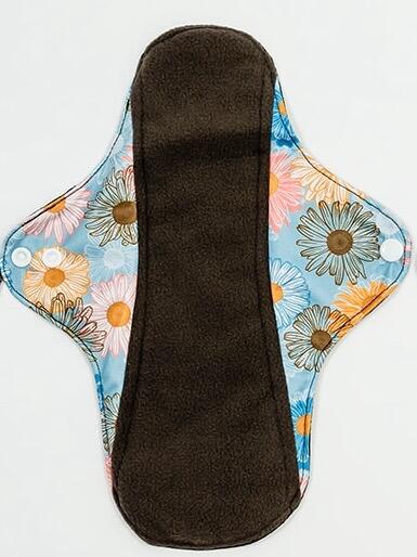 Mighty Heavy Active Popper Pad - MightyEve Floral - patterned large period popper pad heavy active flow