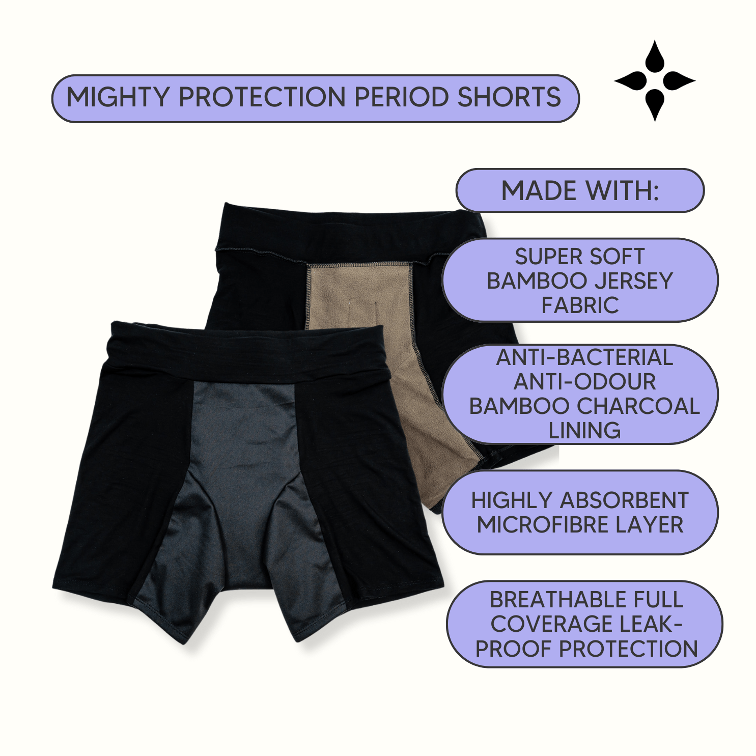 Mighty Gusher Period Shorts - MightyEve Mighty Gusher Period Shorts