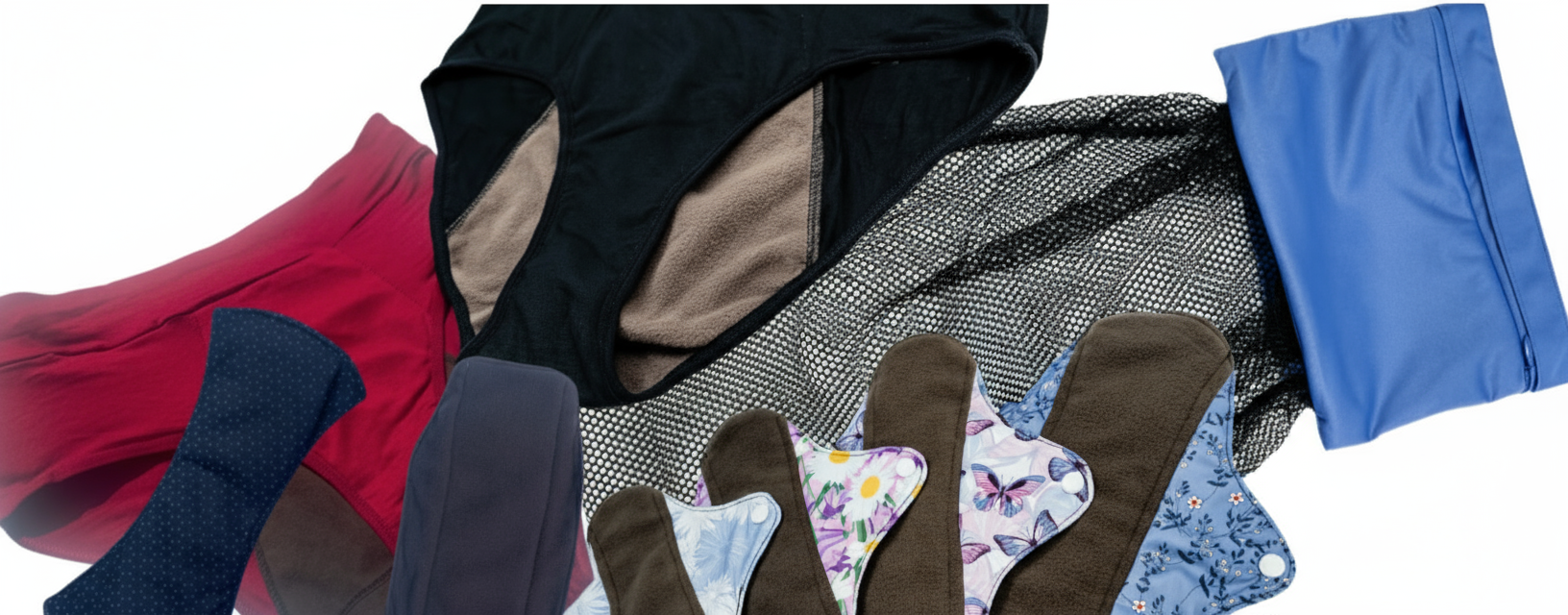 Text overlay on a background of various colorful fabrics with the text 'You've Got Something New and Unusual? Here's What It's All About!'.